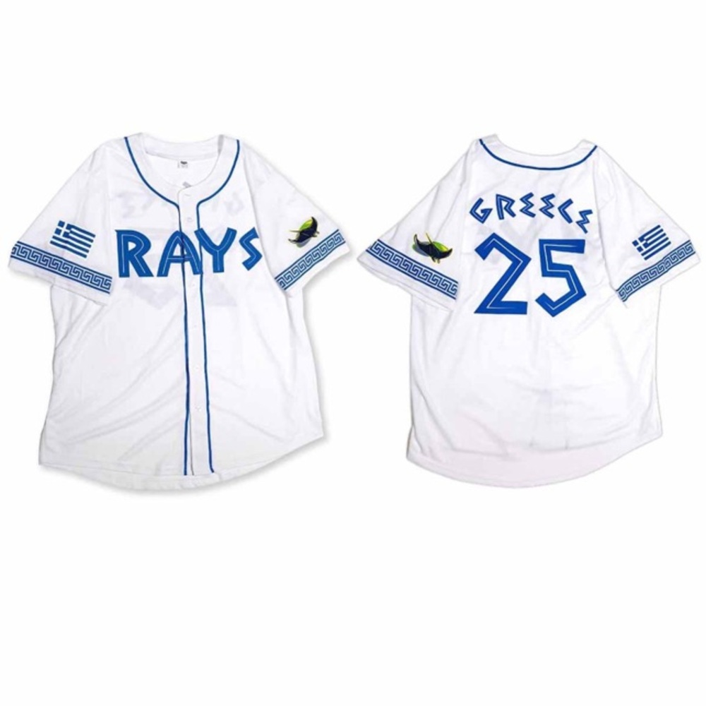 Tampa Bay Rays Greek Heritage Jersey